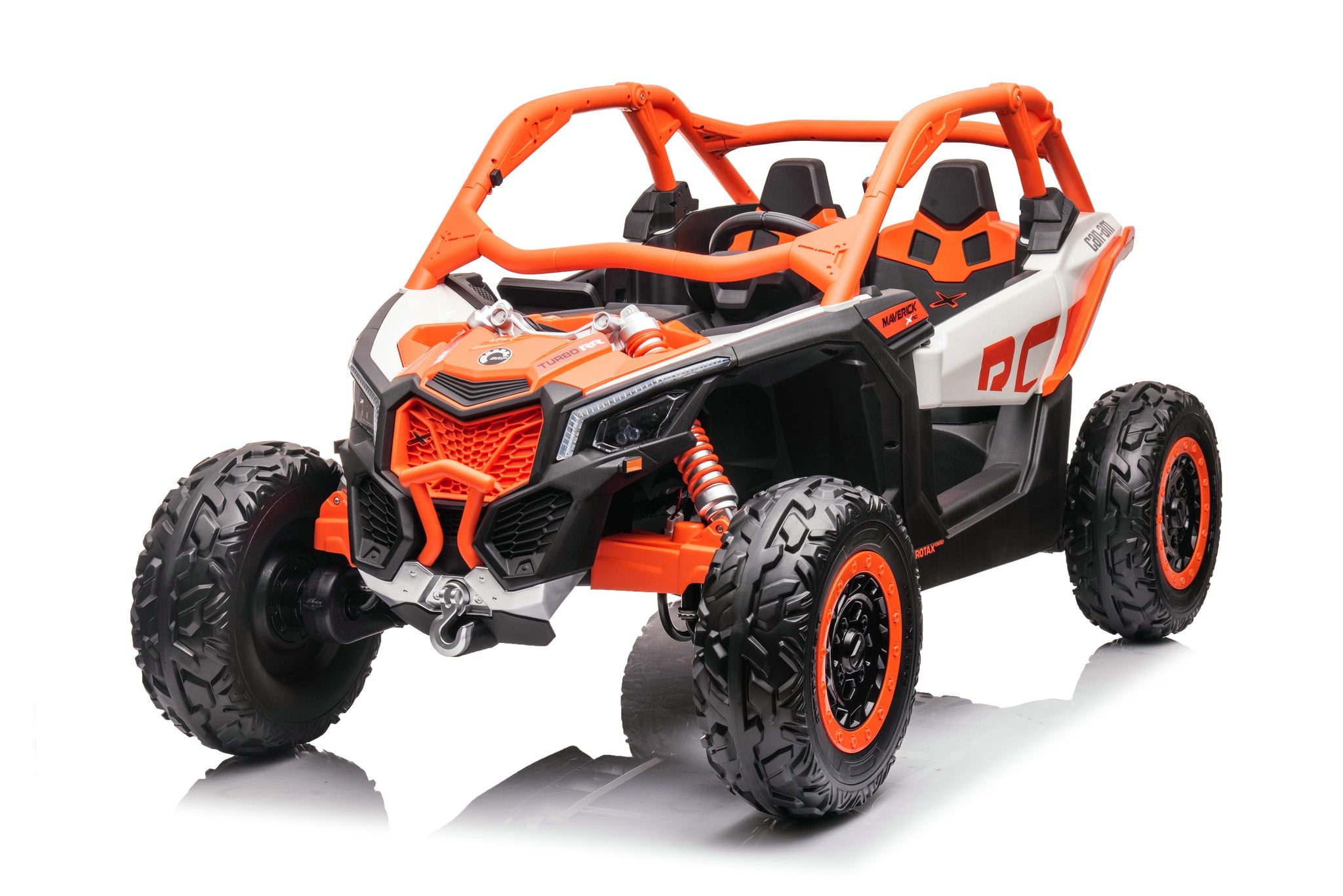 24V 2 Seater Licensed Can Am RC Kids Ride on Car Orange Toygear